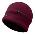 thumbnail image 5 of Dalix Chill Touch Embroidered Skeleton Winter Beanie Hat Knit Cap Cold Weather Mens in Maroon, 5 of 5