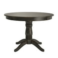 thumbnail image 4 of Lexington 42" Round Wood Pedestal Base Dining Table, Black, 4 of 5