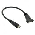 thumbnail image 4 of Chenyang CY USB-C USB 3.1 Type C Male to Female Extension Data Cable with Panel Mount Screw Hole Cable, 4 of 6