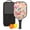 Black-4, variant on Pickleball Paddles Set Of 1, Fiberglass Surface, Butterfly Print, 1 Paddle, 2 Balls & Bag
