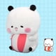 thumbnail image 4 of Peluche Bubu Dubu, oso panda para niños, muñeco de peluche, almohada, sofá, decoración, precioso juguete para dormir para bebés, regalo de recuerdo para niños, 4 of 5