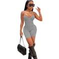 thumbnail image 3 of Monos de una pieza sexys de Spifore para mujer, para fiesta, club, pantalones pitillo, monos ajustados sin tirantes de verano, ropa urbana negra, 3 of 5