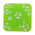 thumbnail image 1 of Almohadilla de silicona para mascotas, alfombrilla de silicona para cuenco para perros y gatos, impermeable, antideslizante, con patrón de flores encantadoras, 1 of 4