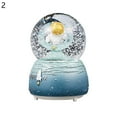 thumbnail image 2 of Leaveforme Rhinestone Snow Globe Delicate Adorable Eye-catching Resin Music Space Astronaut Snow Globe for Kids, 2 of 8
