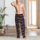 thumbnail image 2 of Balery Paisley1 Pantalones de pijama para hombre, pijama ultraligero, pantalón de descanso-Small, 2 of 6