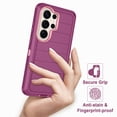 thumbnail image 3 of Petocase for Samsung Galaxy S26 Ultra 5G,Shockproof Rugged Protection Heavy Duty Dust/Drop Proof 3-Layer Phone Case for Galaxy S26 Ultra,Purple Pink, 3 of 6