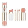 thumbnail image 1 of 5 IN 1 Portable Eyeshadow Lip Brush Brush Powder Eyebrow Foundation Powder Puff Make Up Tools Multifunctional Makeup Brushes, 1 of 5