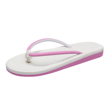

Womens Sandals Beach Bottom Flat Flip Flop Sandal Eva Pink 37