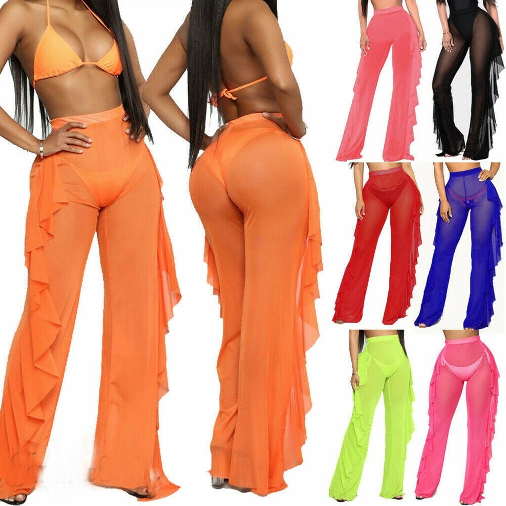 plus size bathing suit cover up pants