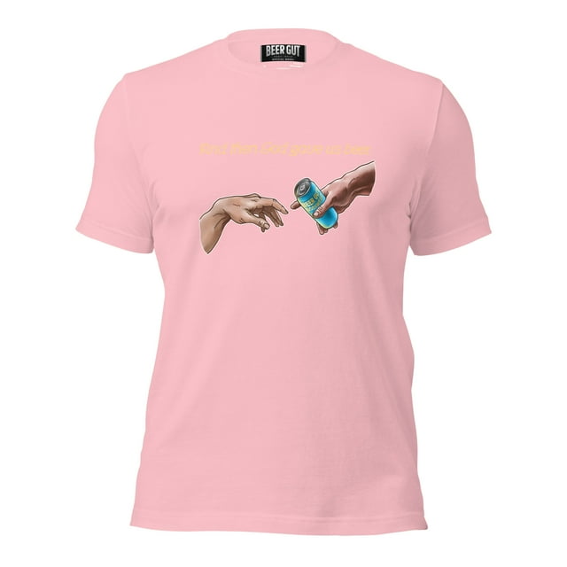 And Then God Gave Us Beer Unisex t-shirt