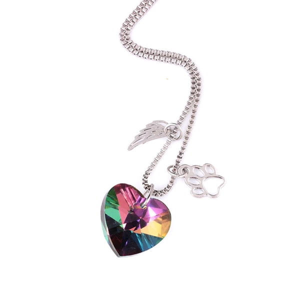 Collar De Pérdida De Mascotas, Mano De Obra Exquisita, Colgante Conmemorativo Significativo, Decoración De Acero Inoxidable Para Niñas, Suministros Para Mujeres, Collares De Metal Speravity AP006163-00