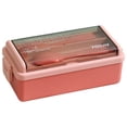 thumbnail image 1 of adviicd Plastic Lunch Box Worker Lunch Box Microwave Sealed Insulated Lunch Box Portable Pp Lunch Box Set B,One Size, 1 of 4