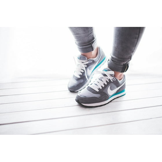 Framed Art For Your Wall Laminated Poster Girl Sport Jogging Grey Woman Runner Shoes Nike 10x13 Frame
