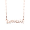 thumbnail image 5 of Mother's Day Jewelry Gifts Mama Pendant Necklace In 14k Rose Gold Over Sterling Silver, 5 of 5