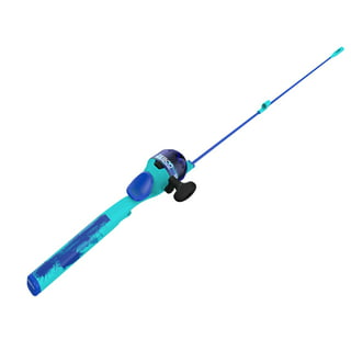Zebco Splash Spinning Reel and Fishing Rod Combo, 6-Foot 2-Piece Fishing  Pole, Blue