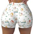 thumbnail image 2 of Fotbe Cartoon House Shorts Sin Costuras – Shorts Deportivos de Cintura Alta para Mujer, Elásticos para Gimnasio, Yoga, Running o Ciclismo-XX-Large, 2 of 8