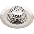 thumbnail image 4 of Casewin 2pcs Bathtub Drain Strainer, Small Wide Rim 1.57" Diameter , Stainless Steel Sink Drain Strainer,Drain Hair Catcher Perfect for Bathtub and Utility Sink Laundry Tub, 4 of 9