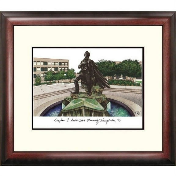 Campus Images  Stephen F. Austin State University Alumnus Framed Lithograph