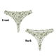 thumbnail image 3 of Balery Green Rabbit Tangas de Algodón para Mujer con Estampado – Ropa Interior Sexy, Transpirable, G-string-Medium, 3 of 6
