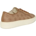 thumbnail image 3 of Guess Vice Men's Lace Up 4G Logo Print Synthetic Trainers In Beige Size 11.5, 3 of 6