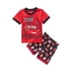 thumbnail image 1 of Conjuntos de pijamas de algodón para niños y niñas, ropa de dormir con dibujos animados de coches, traje de Rayo Mcqueen, Verano, 1 of 4