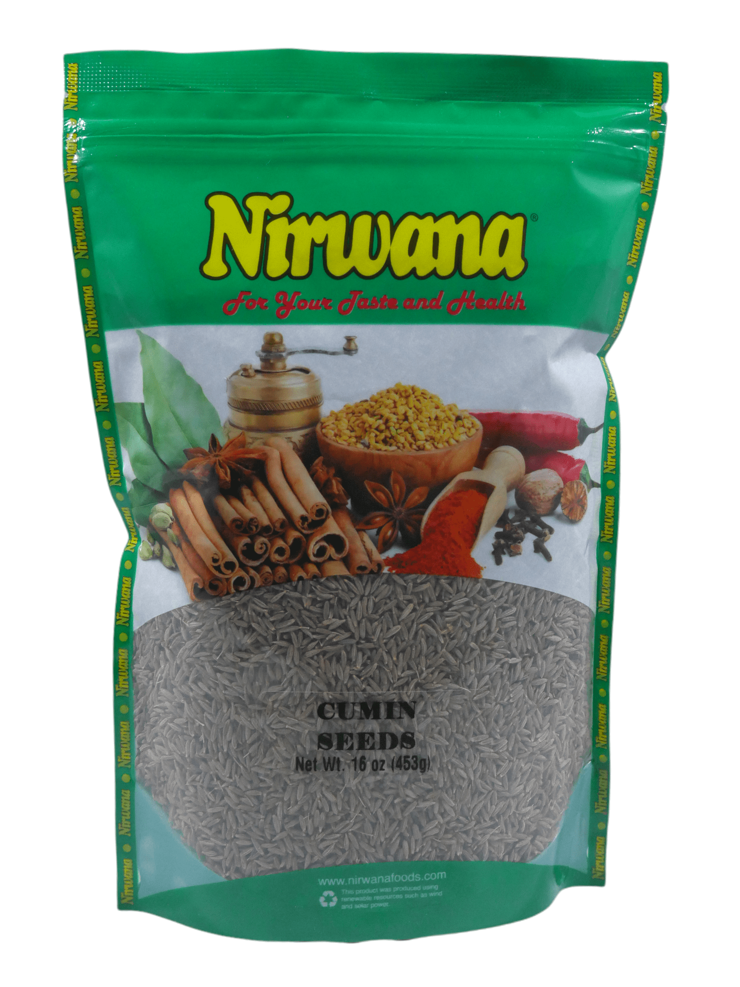 CUMIN SEED 16 OZ POUCH BY NIRWANA