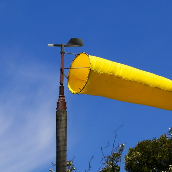 OUNONA Wind Anemometer Tail Fin Wind Speed Accurate Direction Measurement Part Indicator Plastic End Tail Anemometer Sensor Accessory