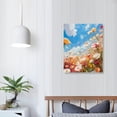 thumbnail image 3 of GOSMITH Framed Canvas Wall Art, Vintage Wall Art Decor for Living Room Nature Landscape Botanical Wood Wall Art Prints Classical Scenery Painting for Bedroom Office Home Decoration, 3 of 4