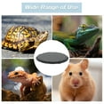 thumbnail image 7 of Unique Bargains Reptile Basking Platform Tortoise Habitat Slate Turtle Feeding Slate Habitat Decor Accessories for Crested Gecko Lizard Gray Black Square, Gray Black, 7 of 7