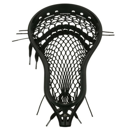 String King Mark 2D Defense Semi-Soft 4s Mesh Strung Mid Black Lacrosse (Best Lacrosse Defense Heads 2019)