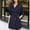 *Navy, variant on Women's Mid Long Notch Lapel Trench Tunic Coat ,Double Breasted Waterproof Trench Coat With Belt Black,Womens Plus M