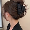 thumbnail image 5 of Pinzas para el pelo para mujer, pinzas grandes para cabello fino, grueso y rizado, pinzas para el pelo antideslizantes de fijación fuerte, color negro, 5 of 5