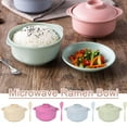 thumbnail image 2 of Microwave Ramen Bowl Instant Noodle Bowls With Lid Lot O5 M9O9, 2 of 6