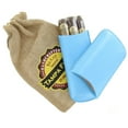 thumbnail image 2 of Tampa Fuego Cigar Case Genuine Leather Pale Blue Lined Standard Made in USA, 2 of 3