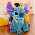 thumbnail image 2 of Disney-peluche de Lilo & stitch de tamaño gigante para niños, de dibujos animados muñeco de peluche, Kawaii, Animal, pareja, almohada para dormir, juguete suave, regalo, 2 of 4