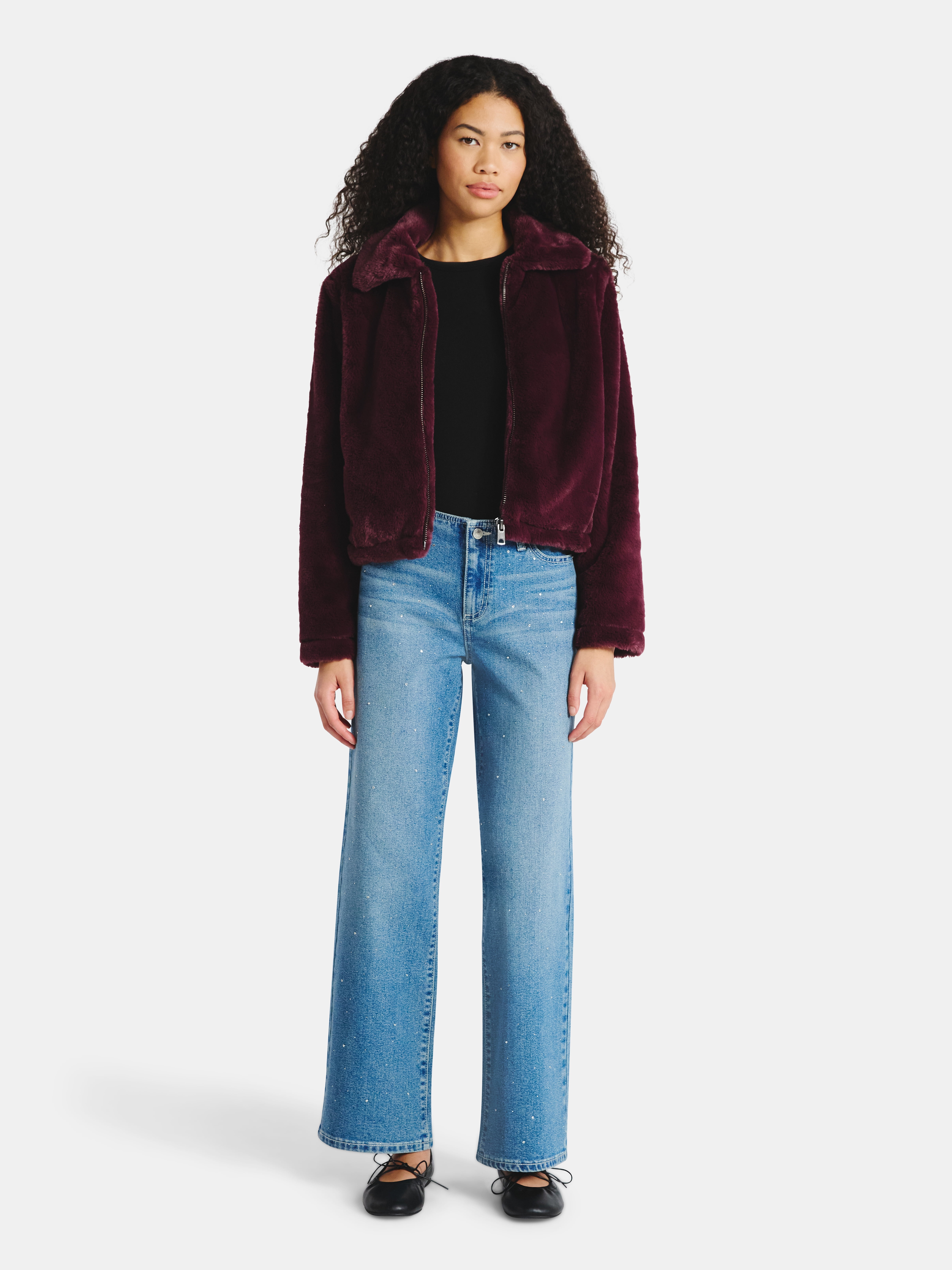Faux Fur Jacket, Women's - image 2