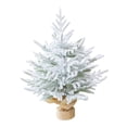 thumbnail image 1 of KLKCMS Mini Artificial Christmas Tree Versatile Holiday Décor for Shop Indoor Store Snow Flocked, 1 of 9