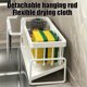 thumbnail image 4 of Escurridor de platos para fregadero | Escurridor inclinado para esponjas y paños de cocina | Organizador de encimera para utensilios y botellas de limpieza | Soporte metálico para jabón, 4 of 6