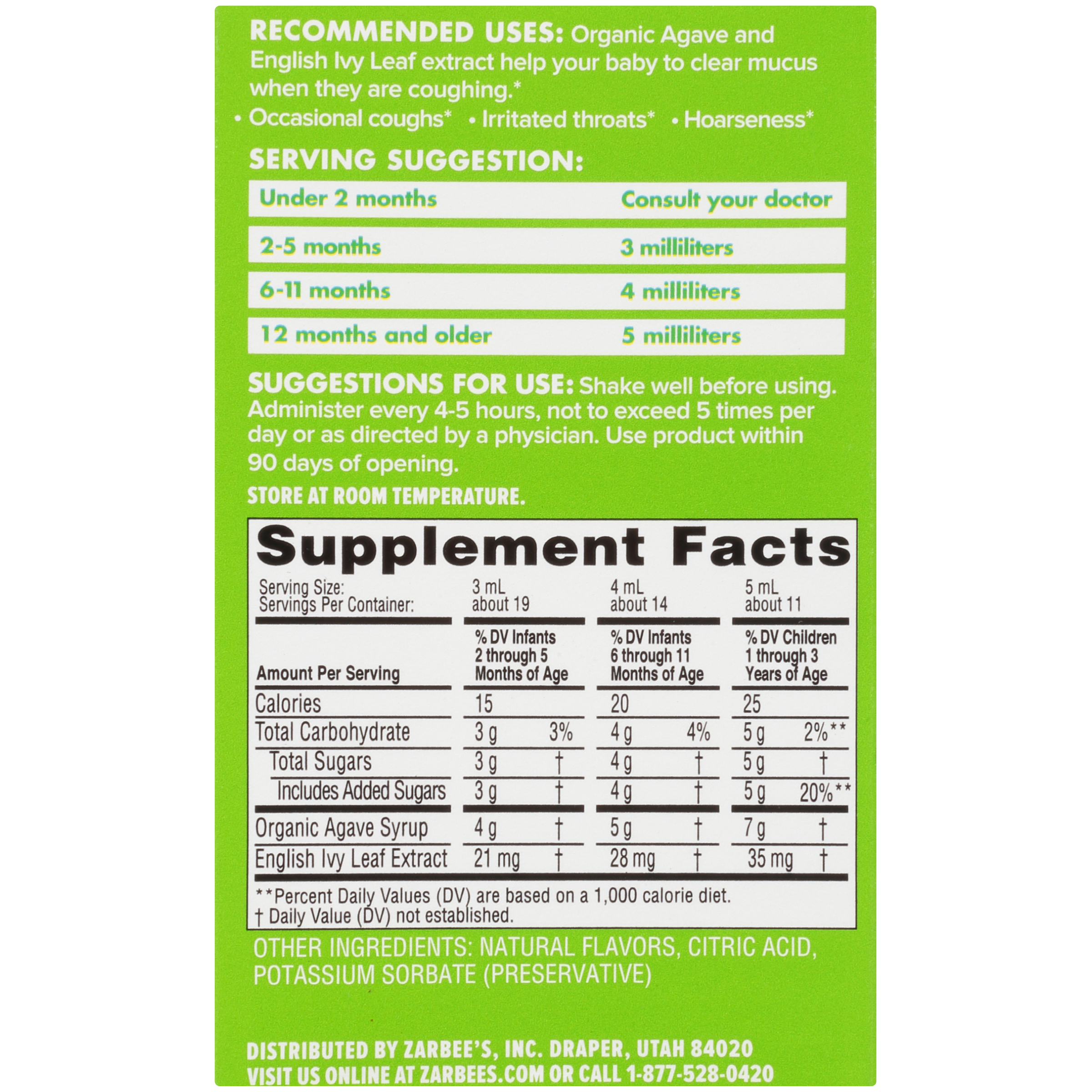 zarbee's baby cough syrup walmart