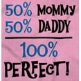thumbnail image 2 of Cute Mommy and Daddy are Perfect Toddler Boy Girl T Shirt Infant Toddler Brisco Brands 2T, 2 of 6