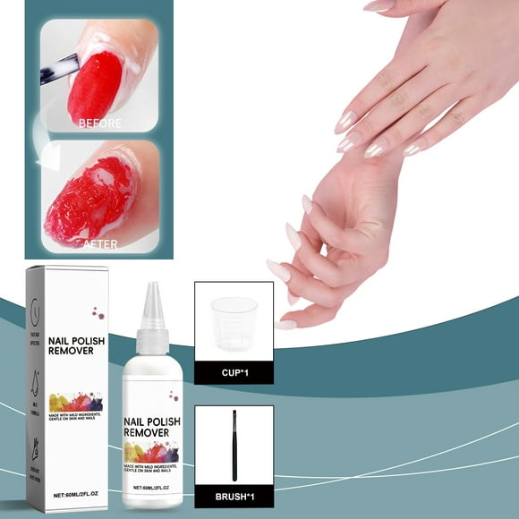 Nail Polish Remover Pads Nail Oil Remover Gel Remover Instant Sol Diluent Gel Remover 60ML