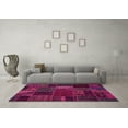 thumbnail image 3 of Ahgly Company Indoor Rectangle Oriental Pink Modern Area Rugs, 4' x 6', 3 of 4