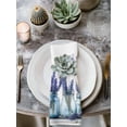 thumbnail image 3 of nqOlkjepod Spring Lavender Flower Cloth Napkins Set of 4 Reusable Dinner Napkins, Botanical Floral Plant Vase Cocktail Napkin Washable Table Napkins for Wedding/Holiday Party/Baby Shower 20"x20", 3 of 8