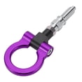 thumbnail image 1 of Gancho de remolque Unique Bargains / Gancho de remolque universal para parachoques delantero / Anillo de gancho de remolque de metal duradero de 18.5 cm 3 mm 1 pieza púrpura, 1 of 7