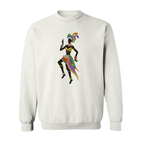 Traditional African Dance Sketch Sweatshirt Women -Image by Shutterstock, Female Medium