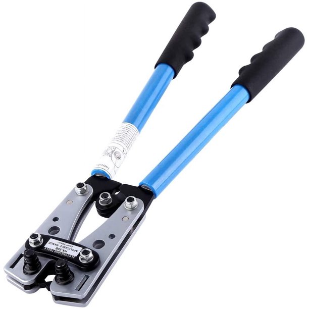 Alicates para engarzar, casquillos para cables profesionales de 6-50 mm², clavija para engarzar, terminales de cable para electricistas y aficionados al bricolaje