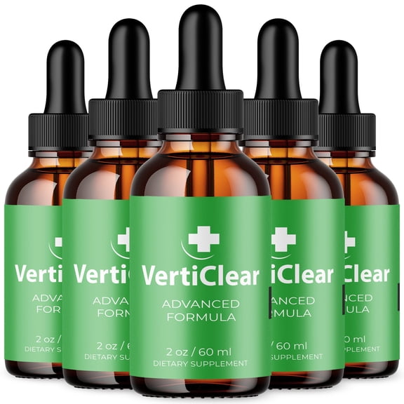 VertiClear Ear Health Support Drops Natural Formula Healthy Hearing Supplement Verti Clear 150 Servings