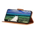 thumbnail image 3 of Funda de piel sintética yuxing con textura de caballo loco para Samsung Galaxy A05s 4G tipo billetera Marrón, 3 of 5