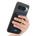 thumbnail image 5 of Decase for Google Pixel 9 Pro XL 5G Case, 2 in 1 Detachable Slim Magnetic Back Thin Wallet Cover with Card Slot & Ring Stand,Black, 5 of 7