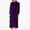 003 Purple, variant on Women's Plus Size Velvet Long Dress Long Sleeve Crew-Neck Button Down Dresses Casual Solid Loose Long Dress